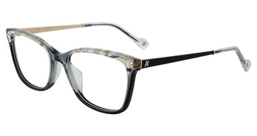 Yalea Eyeglasses VYA117W Shiny Transp. Grey 0819