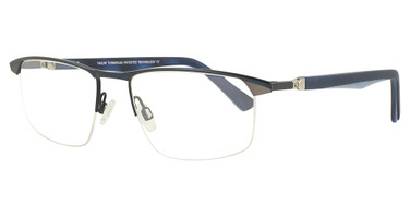 Takumi Eyeglasses TK1239 Satin Blue & Steel / Blue & Light Blue/50