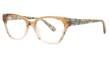 Easyclip Eyeglasses EC682 Transp Brown To Pink Gradient / Marble Brown/10