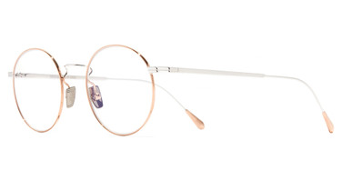 Cutler and Gross Eyeglasses AUOP000148RR RHODIUM/ROSE GOLD/004