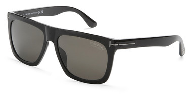 Tom Ford Eyeglasses FT0513-N shiny black / smoke polarized/01D