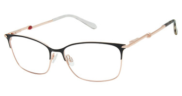 Lulu Guinness Eyeglasses L248 black/gold/BLK