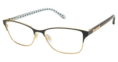 Lulu Guinness Eyeglasses L954 black/gold/BLK