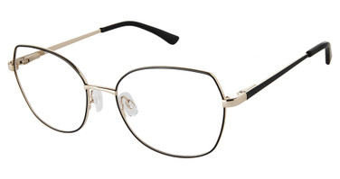 Superflex Eyeglasses SF-646 BLACK GOLD/S200