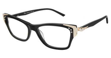 Diva Eyeglasses 5593 BLACK- GOLD/097