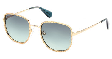 Max&Co. Eyeglasses MO0091 shiny deep gold / gradient green/30P
