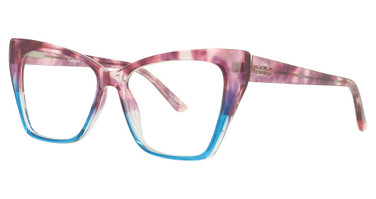 Enhance Eyeglasses 4463 Rose Blue