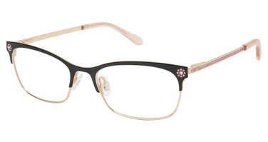 Lulu by Lulu Guinness Eyeglasses LK050 black/rose gold/BLK