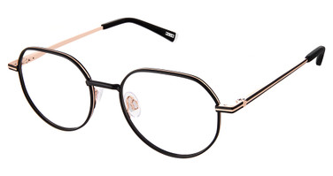 Kliik:denmark Eyeglasses K-767 BLACK ROSE GOLD/M200