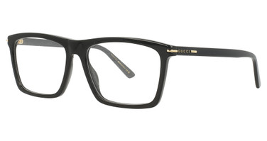 Gucci Eyeglasses GG1445O BLACK-BLACK-TRANSPARENT/005