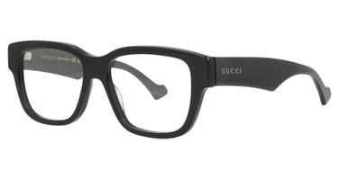 Gucci Eyeglasses GG1428O BLACK-BLACK-TRANSPARENT/004