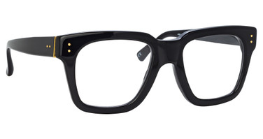 Linda Farrow Eyeglasses LFLC71 MAX BLACK/YELLOW GOLD/001