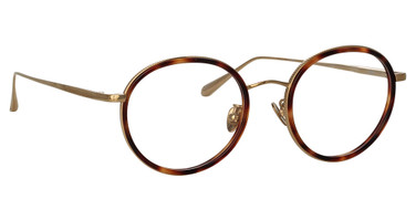 Linda Farrow Eyeglasses LFL1452 SATO LIGHT GOLD/T-SHELL/002