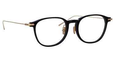 Linda Farrow Eyeglasses LF16LB MEIER BLACK/LIGHT GOLD/001