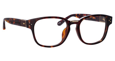 Linda Farrow LFL1412 CARLOS DARKT-SHELL/LIGHT GOLD/CHOCO/002