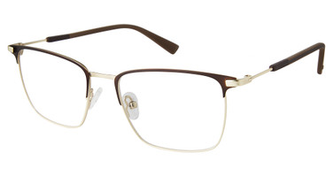 2BB Eyeglasses ISAAC BROWN GOLD/C01