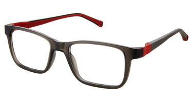 Life Italia Eyeglasses JF-909 CHARCOAL RED/1