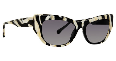 Trina Turk Eyeglasses Vathi Black/Cream/BKM