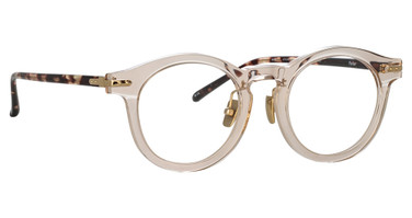 Linda Farrow Eyeglasses LF80LB PARLER ASH/CAMOT-SHELL/LIGHT GOLD/003