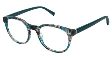 Elton John Eyewear Eyeglasses Dwight TEAL TORTOISE/2