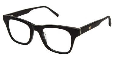 Elton John Eyewear Eyeglasses Reggie BLACK VINYL/1