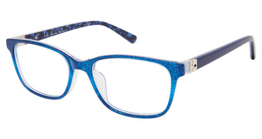 Nicole Miller Eyeglasses GRACE BLUE GLITTER/C01