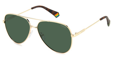 Polaroid Eyeglasses PLD 6187/S GOLD/0J5G