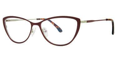 Fashiontabulous Eyeglasses 10X269 Matte Burgundy/Silver/Purple