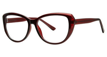 Modern Plastics I Eyeglasses BALMY Burgundy/Burgundy Crystal