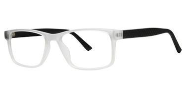 Modern Plastics I Eyeglasses ADVOCATE Crystal Frost/Black Matte