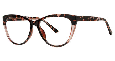 Modern Plastics I Eyeglasses BEHOLD Brown Crystal Tortoise