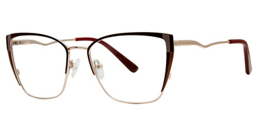 GB+ Eyeglasses FLATTERING Burgundy/Pink/Gold