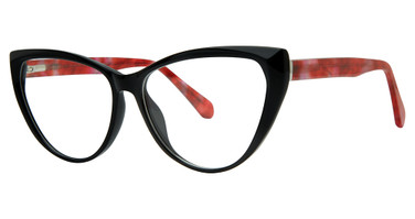 GB+ Eyeglasses POWERFUL Black/Cherry Swirl