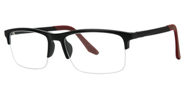Modern Times Eyeglasses HOLDEN Black Matte/Brick