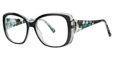 Modern Plastics I Eyeglasses WAYWARD Black/Teal crystal