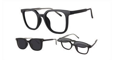 AirMag Eyeglasses AIRMAG AFP544 Matte Black/C1