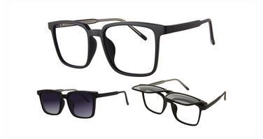 AirMag Eyeglasses AIRMAG AFP546 Matte Black/C1