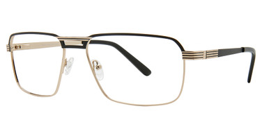 Times Square Eyeglasses TIMES SQUARE RICO BLACK/GOLD