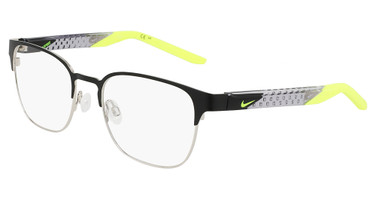 Nike Eyeglasses NIKE 8156 SATIN BLACK/SILVER/002