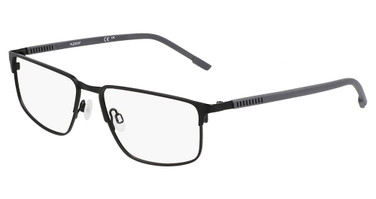 Flexon Eyeglasses FLEXON E1145 SATIN BLACK/ GREY/002