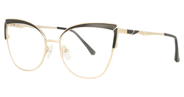 BLUSH VISION Eyeglasses LULU BLK/GOLD