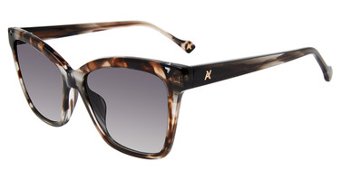 Yalea Eyeglasses SYA144S Striped Grey 06GZ