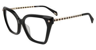 Police Eyeglasses VPLN55M Shiny Black 0700