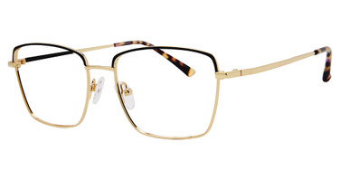 Konishi Eyeglasses KONISHI KF8393 Black/Gold/C1