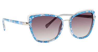 Vera Bradley Eyeglasses Francisca SWEET GARDEN BLUE/SWB