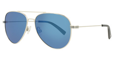 INVU Eyeglasses INVU-301 Chrome / Black / Blue/1