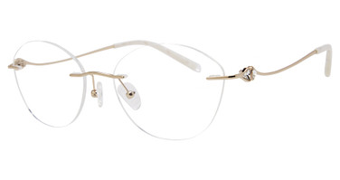 Mademoiselle Eyeglasses MADEMOISELLE MM9317 Gold/C1
