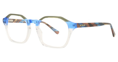 Divaldi Eyeglasses DVO8230 GREEN-BLUE & CLEAR BOTTOM/20
