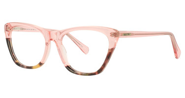 Divaldi Eyeglasses DVO8231 CLEAR PINK+DEMI BROWN BOTTOM/35
