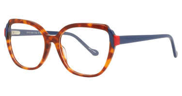 Divaldi Eyeglasses DVO8250 DEMI BROWN & BLUE TEMPLES/10